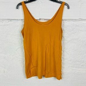Falls Creek Women's mustard yellow stretch Tank Top size XL